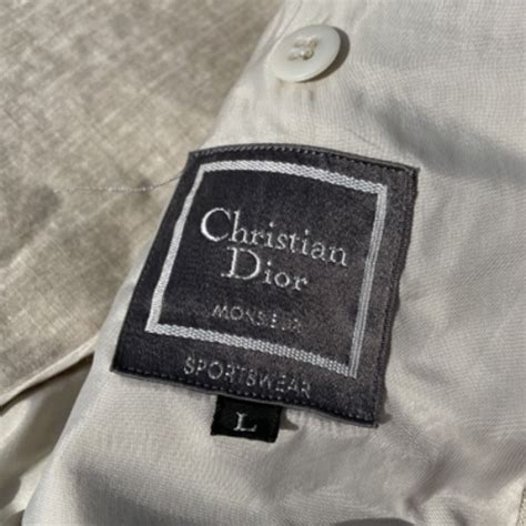 dior linen jacket